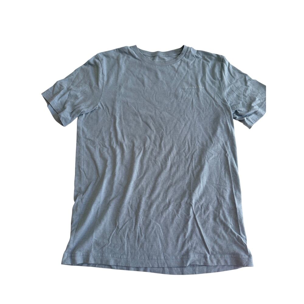 Travis Mathew Men's Blue Floral Graphic T-Shirt